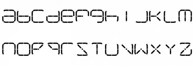 R-2014 خط أحرف صغيرة