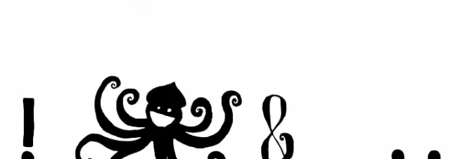 R. Squiddy Fancy Font Alte caractere