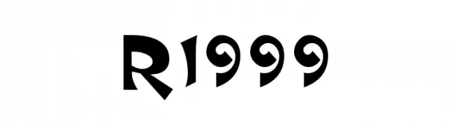 R1999  font caratteri gratis