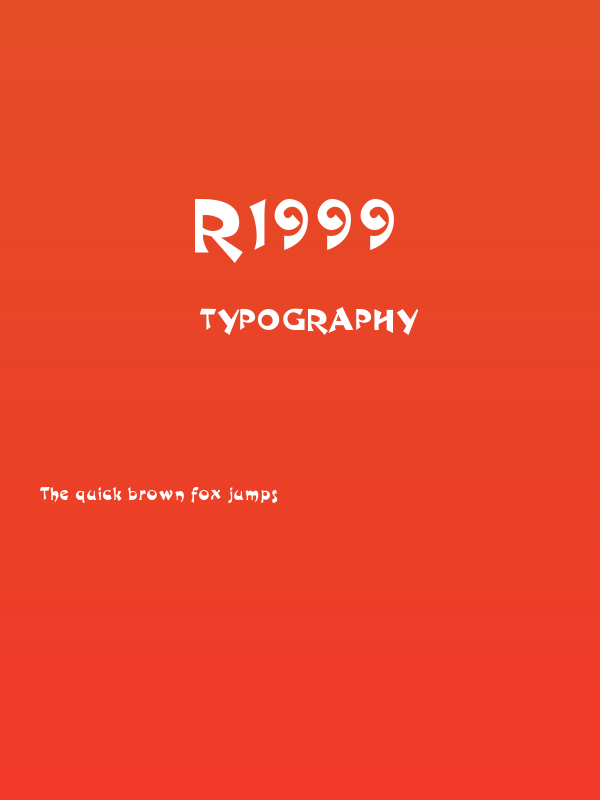 R1999 Poster