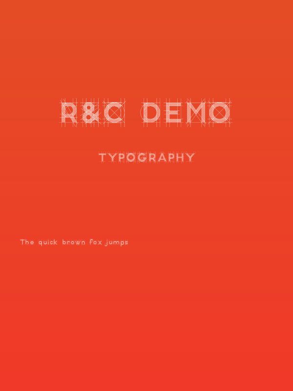 R&C Demo Poster