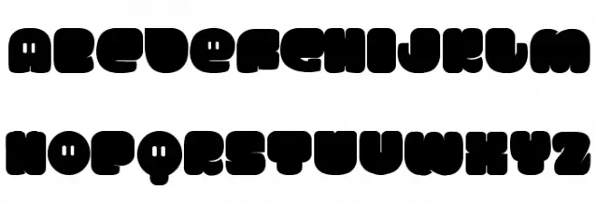 RÖLÓ! Font UPPERCASE