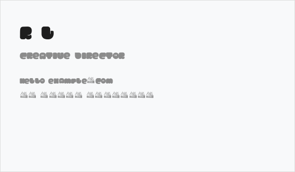 RÖLÓ! Business Card