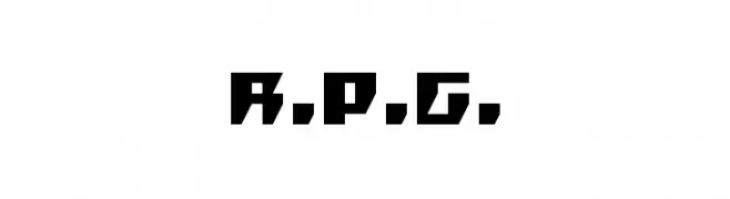 R.P.G.  Frei Schriftart Herunterladen