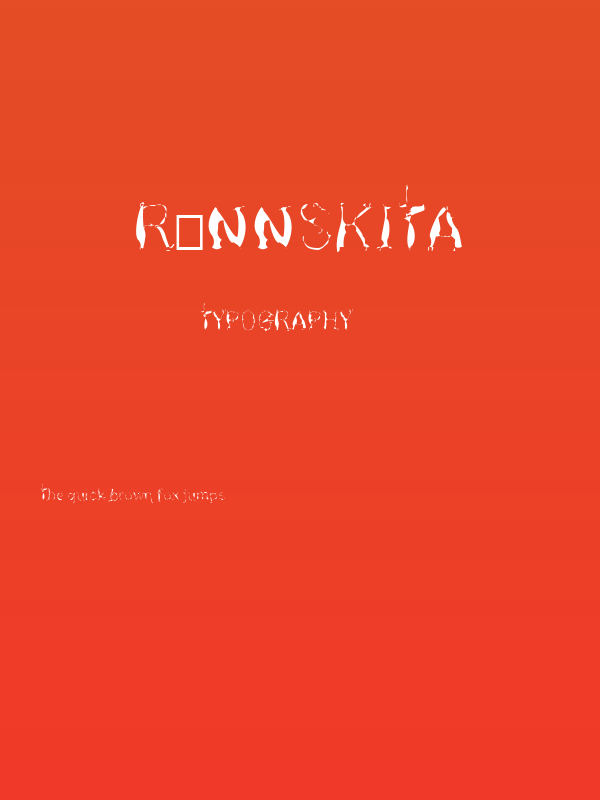 Rännskita Poster