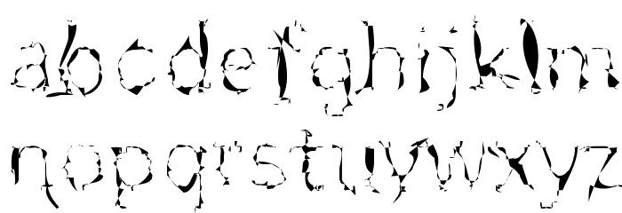 Rännskita Font LOWERCASE