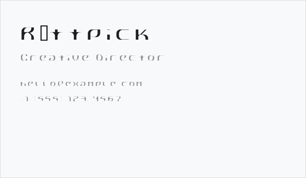 Råttpick Business Card