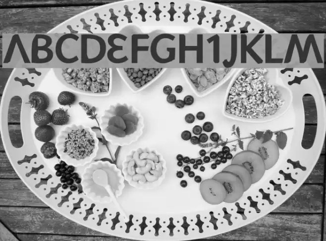 Rövpåle Tjock Font examples