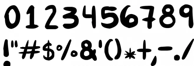 RAB Font OTHER CHARS