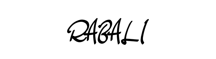 RABALI  フリーフォントのダウンロード