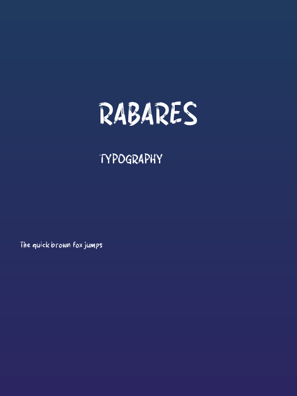 RABARES Poster