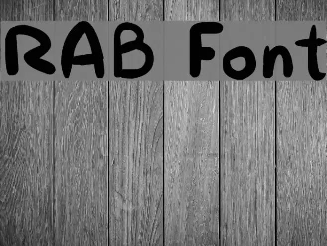 RAB Font examples
