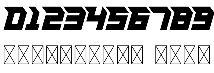 RACE SPACE REGULAR 1 Font OTHER CHARS