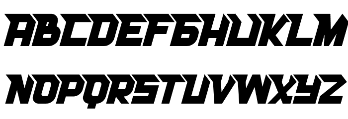 RACE SPACE REGULAR 1 Font LOWERCASE