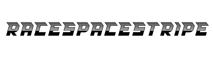 RACE SPACE STRIPE  font caratteri gratis