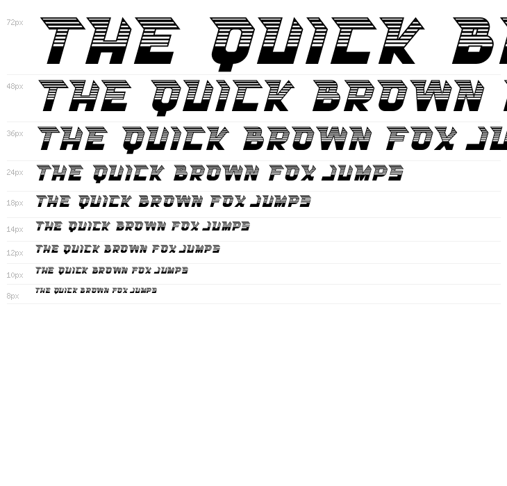 RACE SPACE STRIPE Waterfall