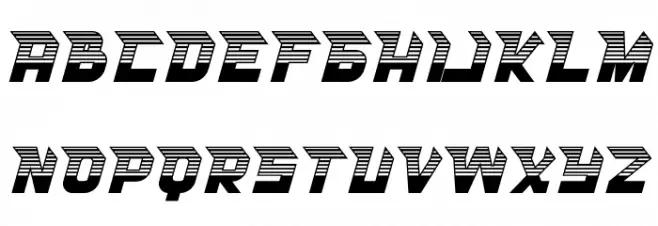 RACE SPACE STRIPE फ़ॉन्ट लोअरकेस