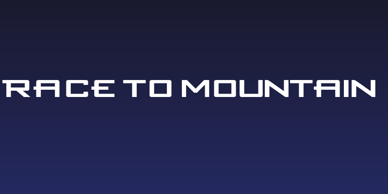 RACE to MOUNTAIN Social Header