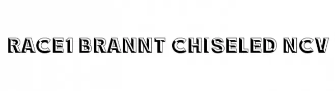 RACE1 Brannt Chiseled NCV  Descarca Fonturi Gratis