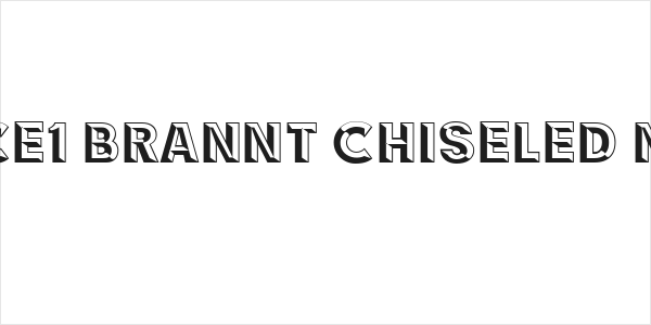 RACE1 Brannt Chiseled NCV Logo