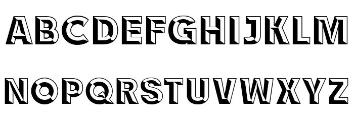 RACE1 Brannt Chiseled NCV Font LOWERCASE