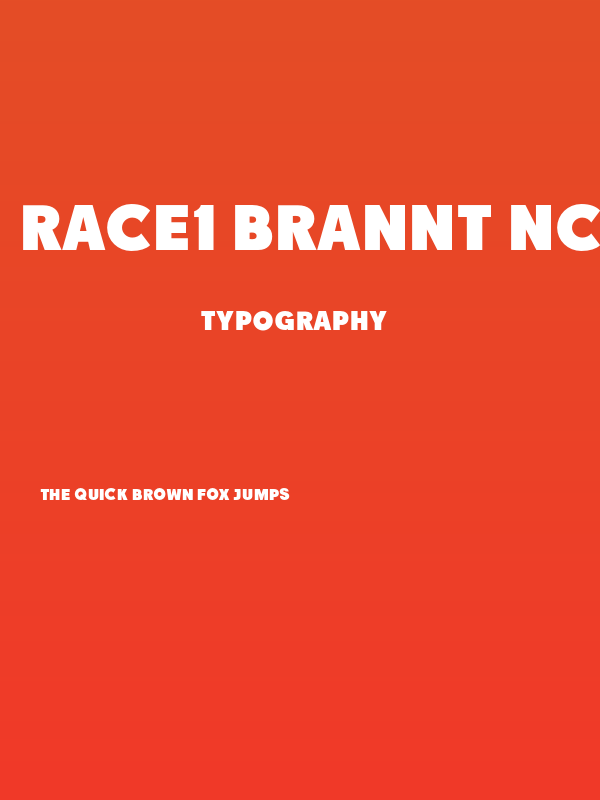 RACE1 Brannt NCV Poster
