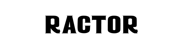 RACTOR  नि: शुल्क फ़ॉन्ट्स डाउनलोड