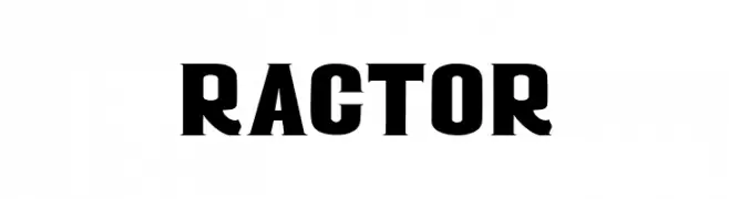 RACTOR  Fuentes Gratis Descargar
