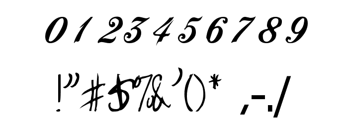 RADAGUND Font OTHER CHARS
