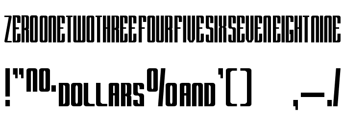 RADAR by Doug Sheets Font OTHER CHARS