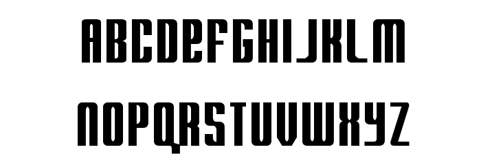 RADAR by Doug Sheets Font LOWERCASE