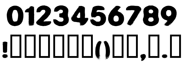 RADAR Font OTHER CHARS