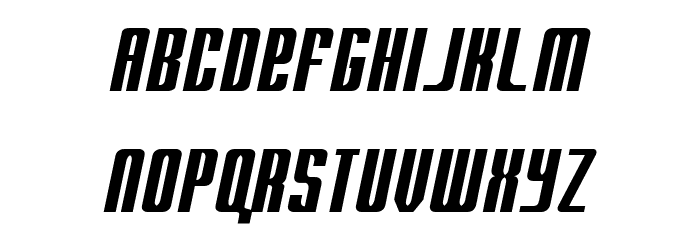 RADARitalic by Doug Sheets Font LOWERCASE