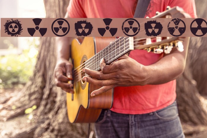 RADIATION Font examples