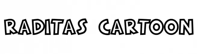 RADITAS CARTOON  Fuentes Gratis Descargar