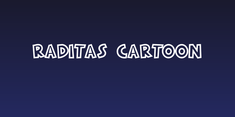 RADITAS CARTOON Social Header