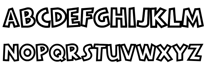 RADITAS CARTOON Font LOWERCASE