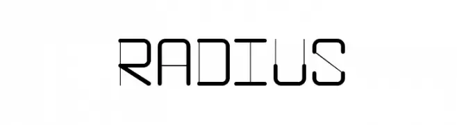 RADIUS  नि: शुल्क फ़ॉन्ट्स डाउनलोड
