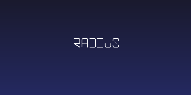 RADIUS Social Header