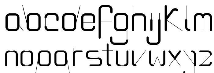 RADIUS Font LOWERCASE