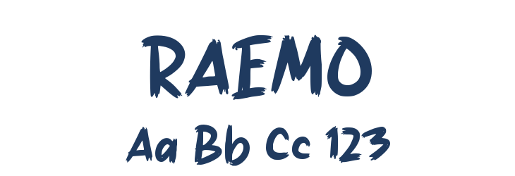RAEMO Font Preview