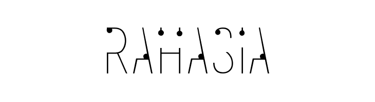 RAHASIA  Free Fonts Download