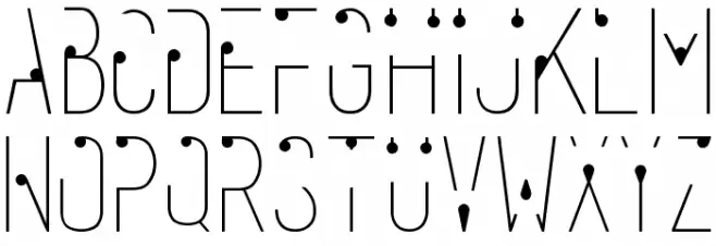 RAHASIA Шрифта ВЕРХНИЙ