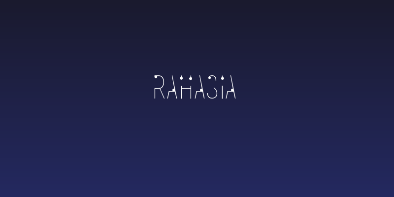 RAHASIA Social Header