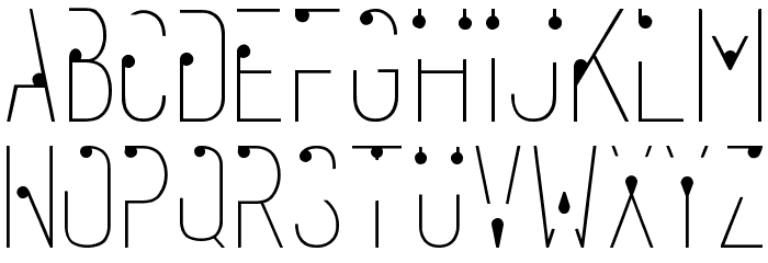 RAHASIA Font LOWERCASE