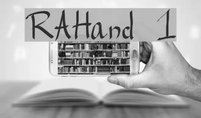 RAHand 1 Schriftart examples