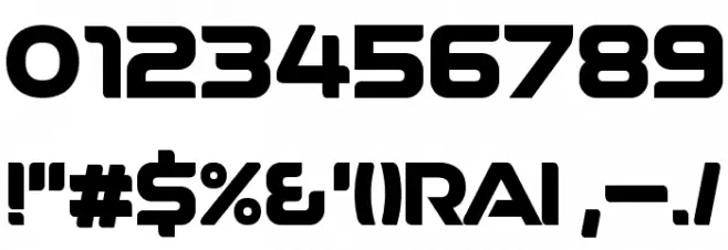 RAI Denmark Neo フォント その他の文字