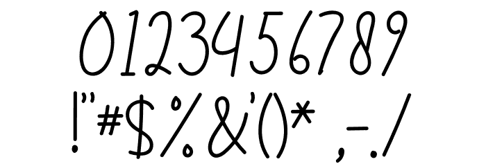 RAINBOW BUTTERFLY Font OTHER CHARS