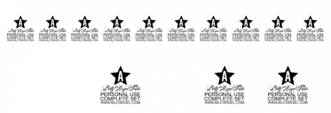 RAINBOWDROPS PERSONAL USE Bold Italic Caratteri ALTRI CARATTERI