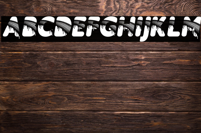 RAINBOWDROPS PERSONAL USE Bold Italic Example 3